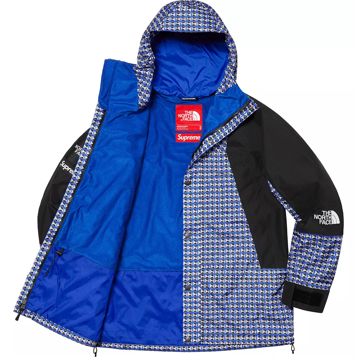 supreme north face mountain jacket red M