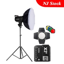 US Godox SK300II Studio Strobe Flash X2T-C/F/N/S Trigger Barndoor Softbox Stand