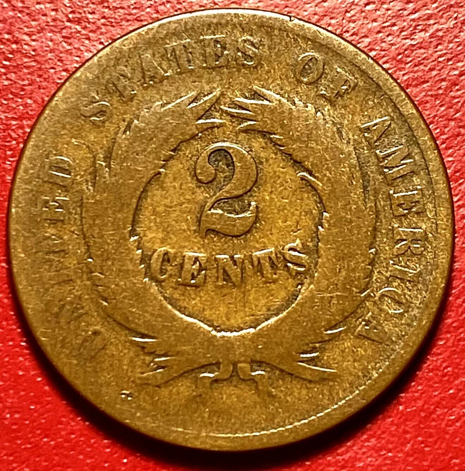 1868 TWO CENT - Image 2 of 2
