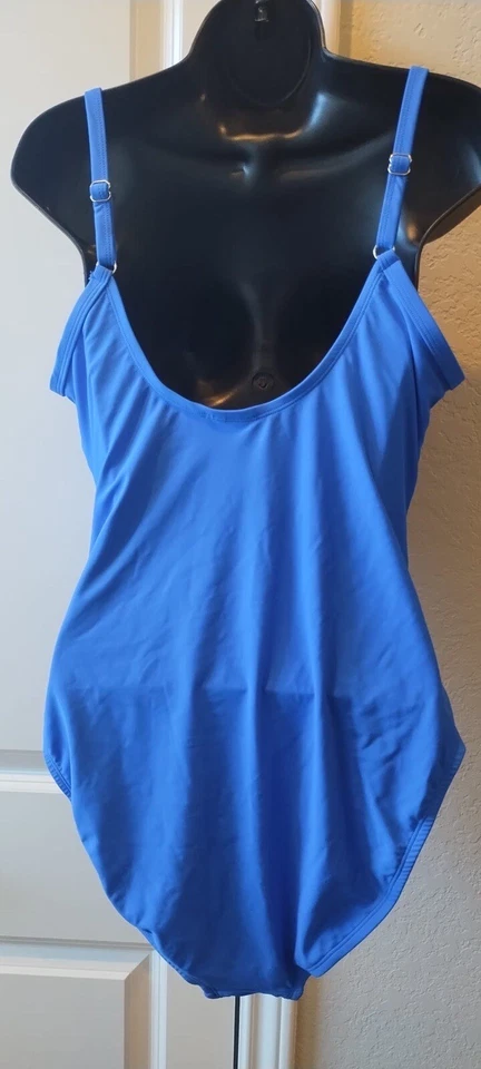 Купальник цельный Caribbean Joe Front Twist размер 12 - Изображение 2 из 4