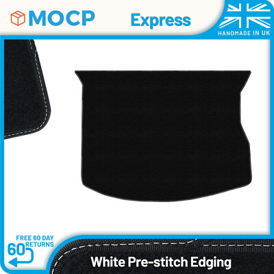 Express with White Pre-Stitch Trim Boot Mat to fit Ford Puma 1997-2002