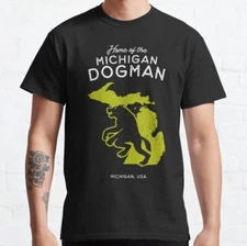 NEW LIMITED Home of the Michigan Dogman Michigan Made In USA T-Shirt