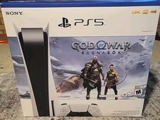 PlayStation 5 God of War Ragnarok Console Box box only Does Not Come with ps5