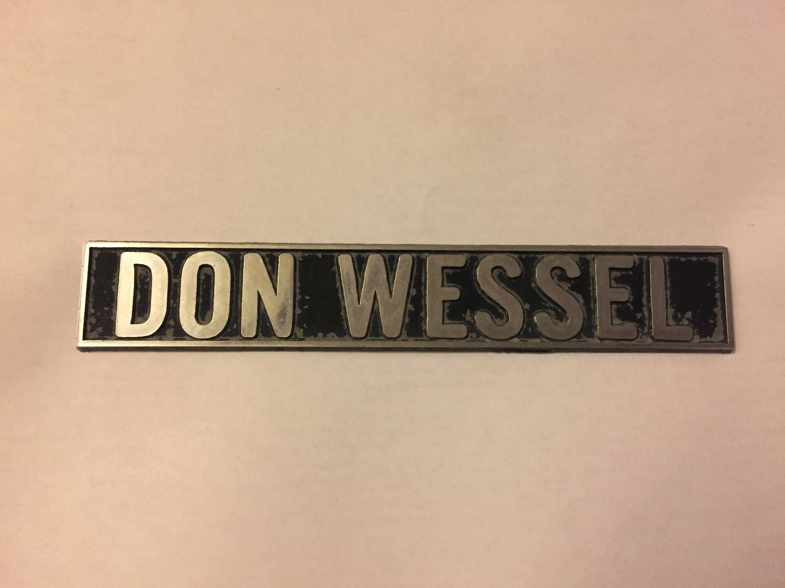 Vintage Metal Don Wessel Car Automobile Dealership Emblem eBay