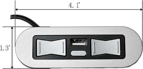 Emomo HX90HU 5 Pin Switch Control for Power Recliner Electric Couch Lift Chairs - Image 4 of 4