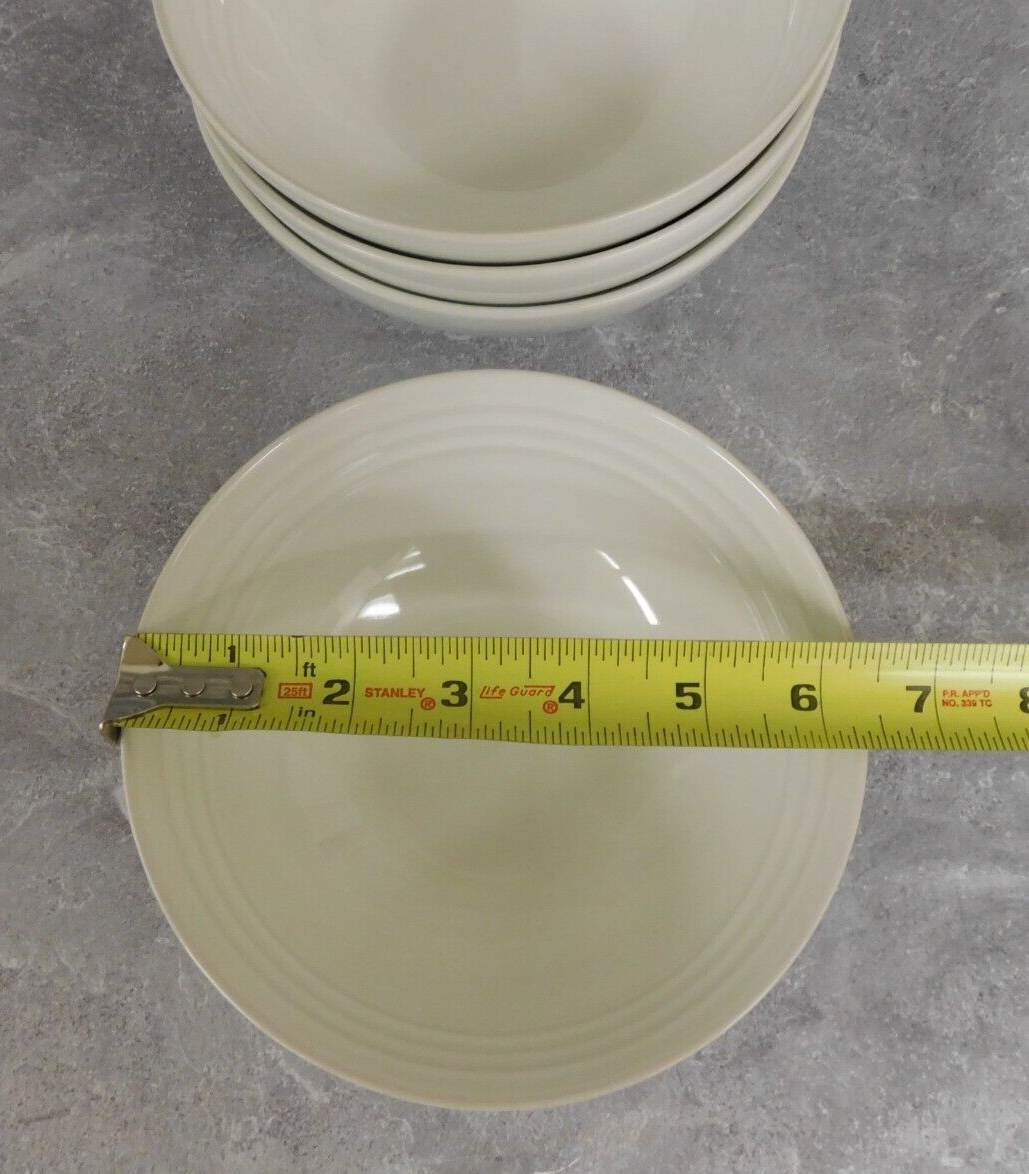 Le Creuset Stoneware Set of (4) 22 oz. Soup Bowls - White