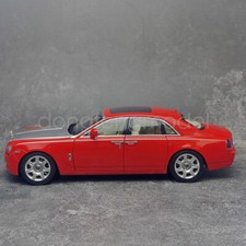 KYOSHO 1/18 For Rolls Royce RR Ghost Diecast Car Model Gifts Display Red silver