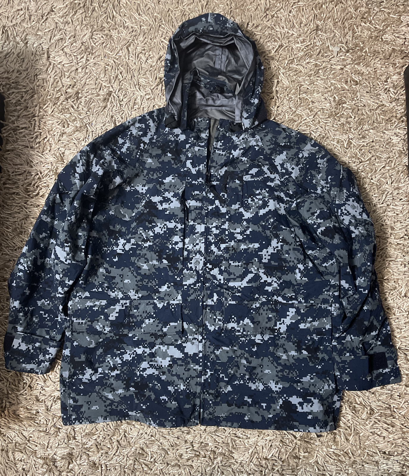 Working Parka US Navy Long Rain Jacket 