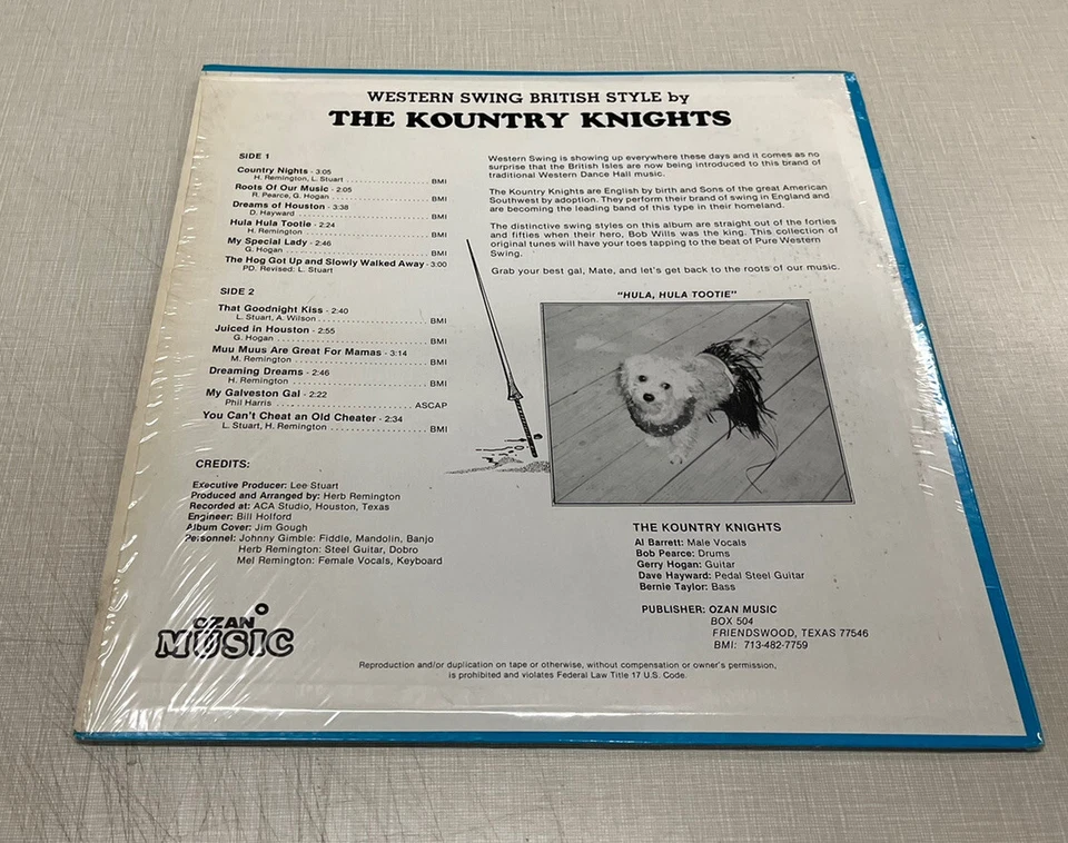 Kountry Knights Western Swing British Style 1986 Herb Remington Johnny Gimble Foto 2 de 3