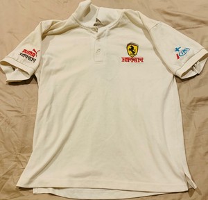 white ferrari shirt
