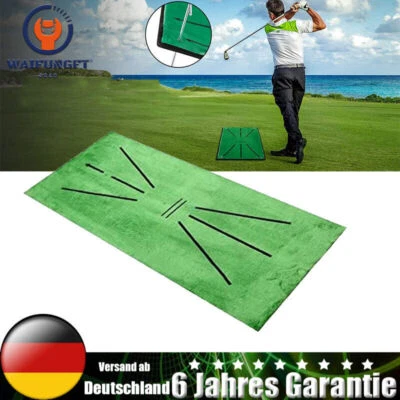 MARKENLOS 5mm Tragbare Swing Golf Übungsmatte für Indoor Outdoor Swing Detection 30x60cm