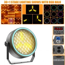 2800K 180W Stage Light COB  RGB DMX512 Sound Auto Disco Party Light DMX