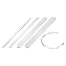 4 Pcs Aluminum Bracelet Blanks 1/4"-25/32  x 6" Engraving Stamping Bangle Blanks