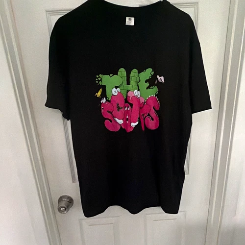 The Scotts Black Graphic Print Cotton Knit Crew Neck Tee, Regular Fit XL - product listing photo