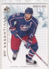 09/10 SP AUTHENTICS..RICK NASH..SP ESSENTIALS../1999..CARD # 145..BLUE JACKETS