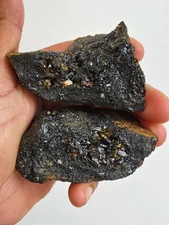 TOURMALINE (SCHORL) - Botallack Cliff, St Just, Cornwall, England, UK