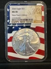 2026 NEW YEAR'S EDITION LABEL SILVER EAGLE NGC MS70