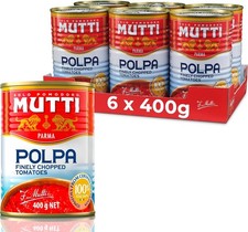 Mutti Finely Chopped Tomatoes 400g (Pack of 6) 
