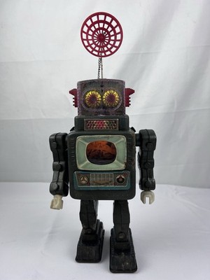 VINTAGE 1960s ALPS TELEVISION SPACEMAN JAPAN ROBOT READ