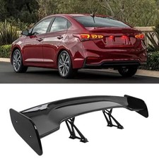 46 Gt Style Racing Rear Trunk Spoiler Wing For Hyundai Accent Glossy Black