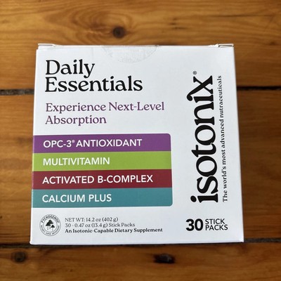Isotonix Daily Essentials 30 Stick Packs - Exp 5/2027 New in Box!