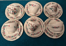 Vintage Bone China 'Indian Tree' 18 Piece Tea Set
