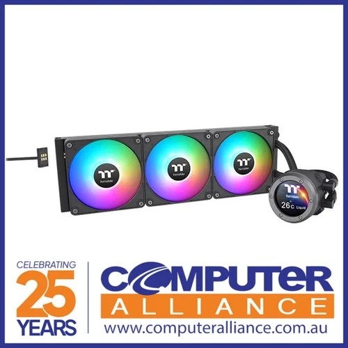 Thermaltake TH420 V2 Ultra EX ARGB Magnetic Connect Liquid Cooler with LCD Displ
