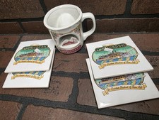 GEN Jackson mug Steam River Boat Mug Cup And Coasters Set
