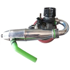 Novarossi 15-Class RC Car Engine - Silver & Black - High Performance - Used