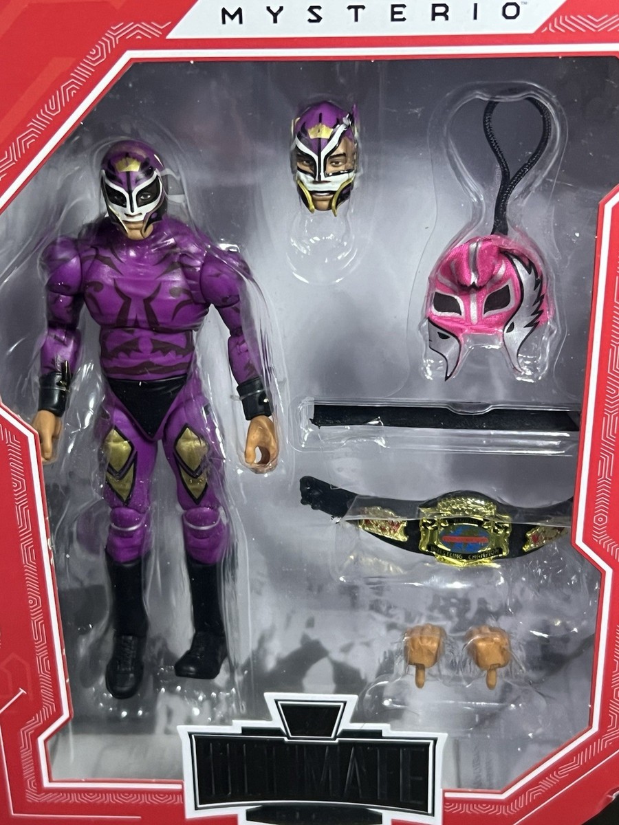 Action Figure WWE Ultimate Edition Rey Mysterio | Mattel HVV70 | 30 Punti Articolazione | Teste E Mani Intercambiabili | Collezionismo