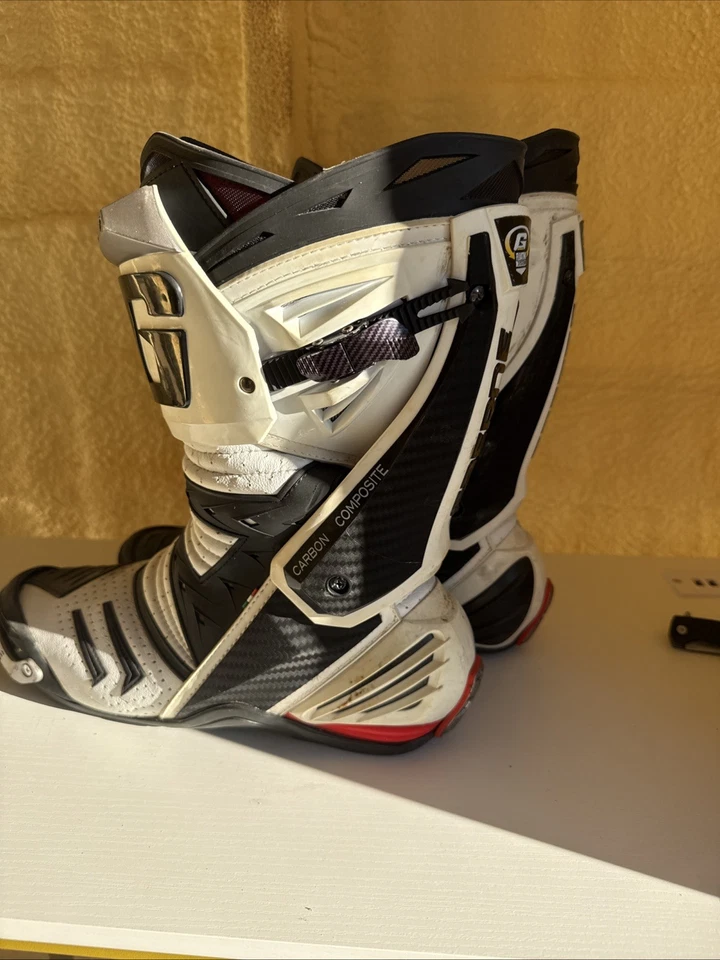 Botas de Carreras de Carretera Gaerne Compuesto de Carbono Sistema Flotante Talla 11 Foto 4 de 4