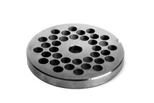 PIASTRE TRITACARNE INOX N.32 CON FORI DA MM.10