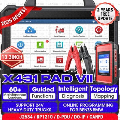 2026 LAUNCH X431 PAD VII ELITE PAD 7 Diagnostic Scanner Key Programming