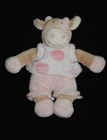 Lola cow blanket white round pink NOUKIE'S NOUKIES 2007 plush 20 cm VGC