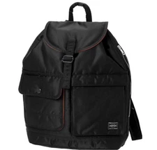 PORTER Tanker Black Nylon Drawstring Backpack Daypack Travel Yoshida Japan