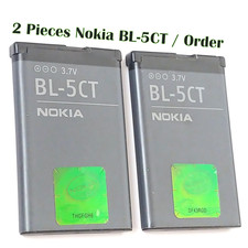 Nokia BL-5CT Original Authentic Battery, 100 OK- Nokia 2720,5310,6600, 2 PIECES