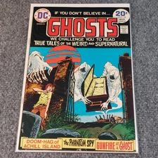 Ghosts #24 DC Comics 1974 Bronze Age Horror Graveyard Reapers Classic Cover