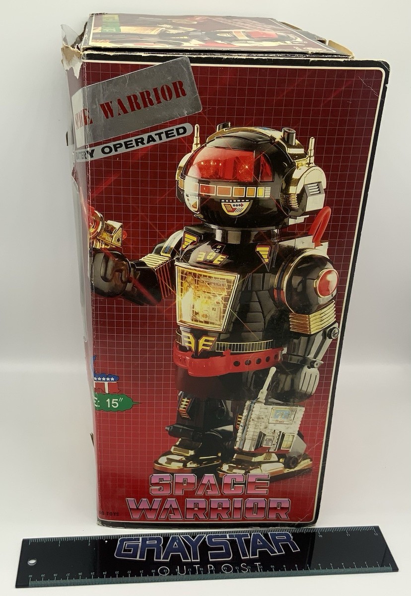 RARE VINTAGE 1985 SPACE WARRIOR ROBOT HUGE 15