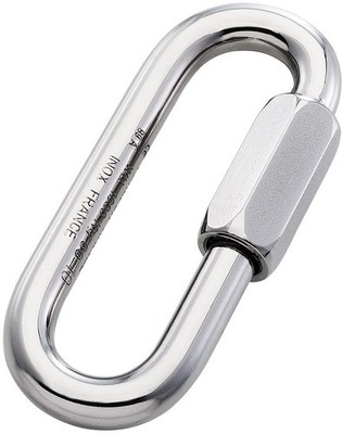 10mm Steel Quick Link Carabiner - Durable, Rust-Resistant, Lightweight Clip
