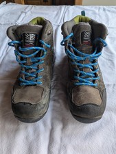 Stivali da passeggio KARRIMOR donna/junior grigi con lacci blu, taglia 6 (EU 39)