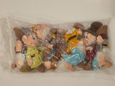Disney The Seven Dwarfs Mini Bean Bag Plush Set of 7 8" Snow White Disney Sealed