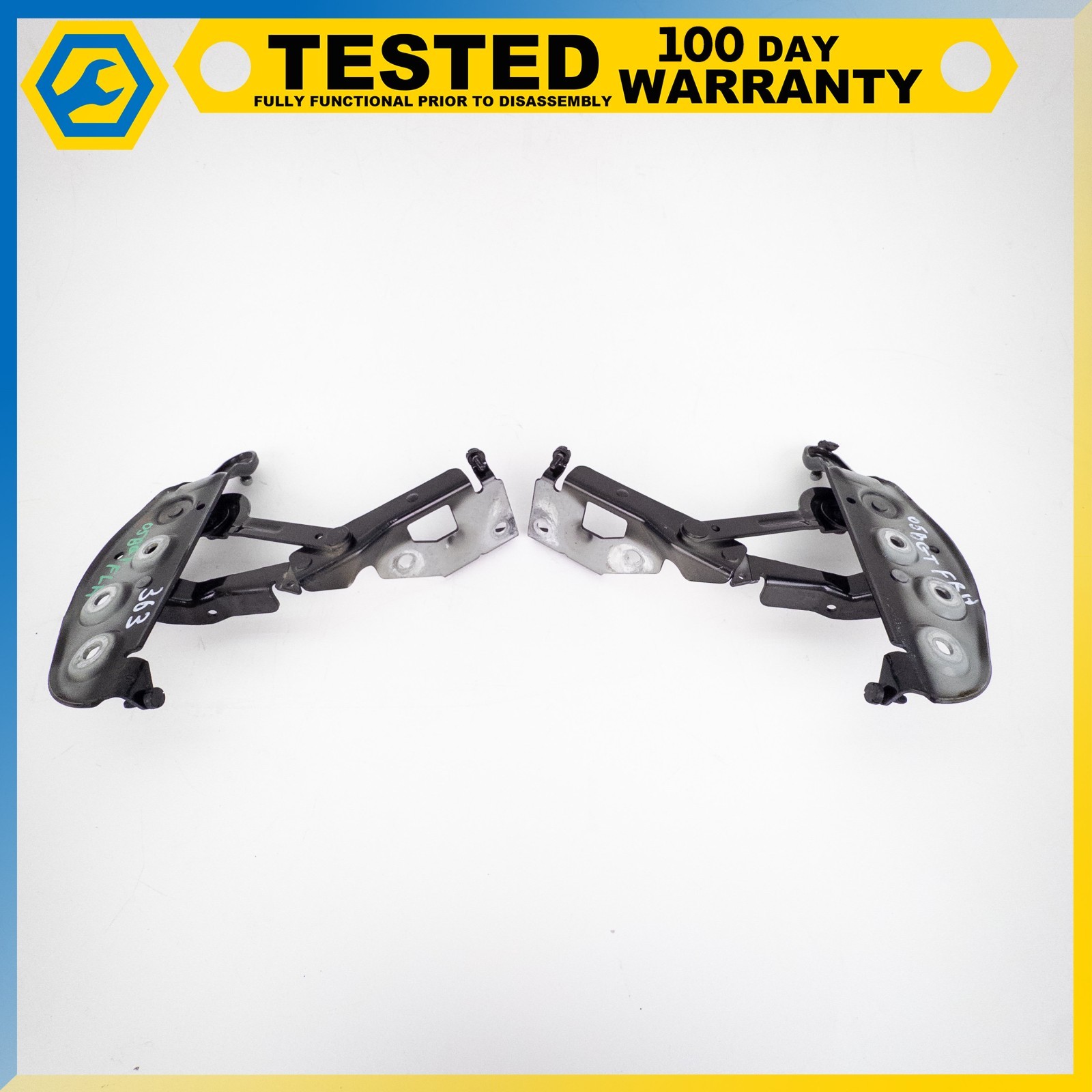 03-13 BENTLEY CONTINENTAL GT FLYING SPUR LEFT & RIGHT HOOD HINGE SIDE SET OEM