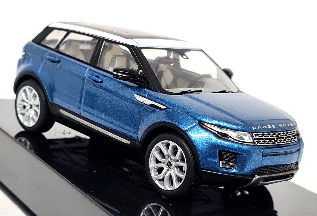 Ixo 1/43 - Land Rover Evoque 5 Door Mauritus Blue Diecast Model Car