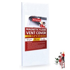 Magnetic Vent Cover 5.5 inch x 12 inch 5-Pack Register Covers for Ceiling, ...