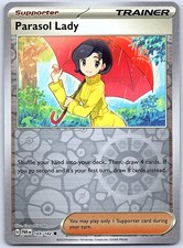 Parasol Lady 169/182 Common Paradox Rift Pokemon Reverse Holo Near Mint