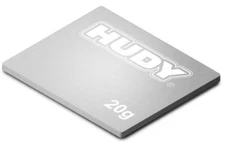 Hudy - 20gr Tungsten Frame Weight 31x26X1.5mm (use under ESC)