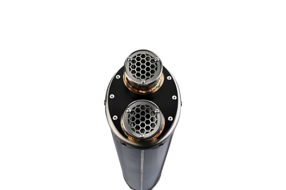 GPR Dual Poppy Slip-on Muffler Exhaust For KTM 1090 Adventure 2017-2020