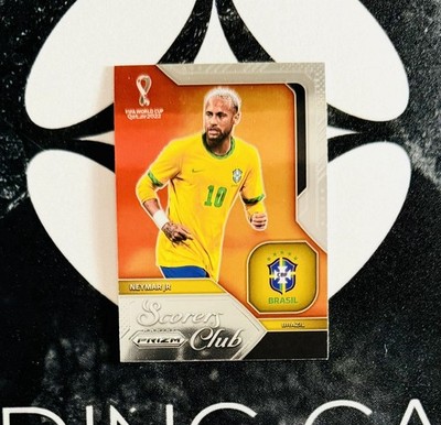 2022 Panini Prizm World Cup Qatar - Neymar Jr. Scorers Club Insert #1 - Brazil