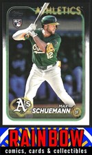 2024 Topps Update #US220 Max Schuemann Rookie Oakland Athletics