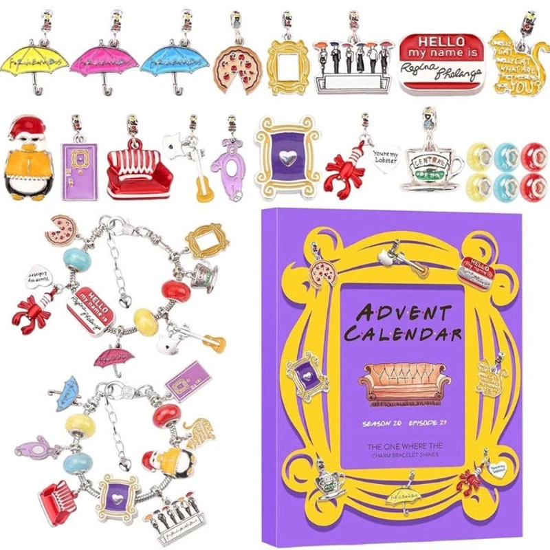 Advent Calendar 2025-24 Days of FRIENDS Charm Bracelet Kit - Image 4 of 4